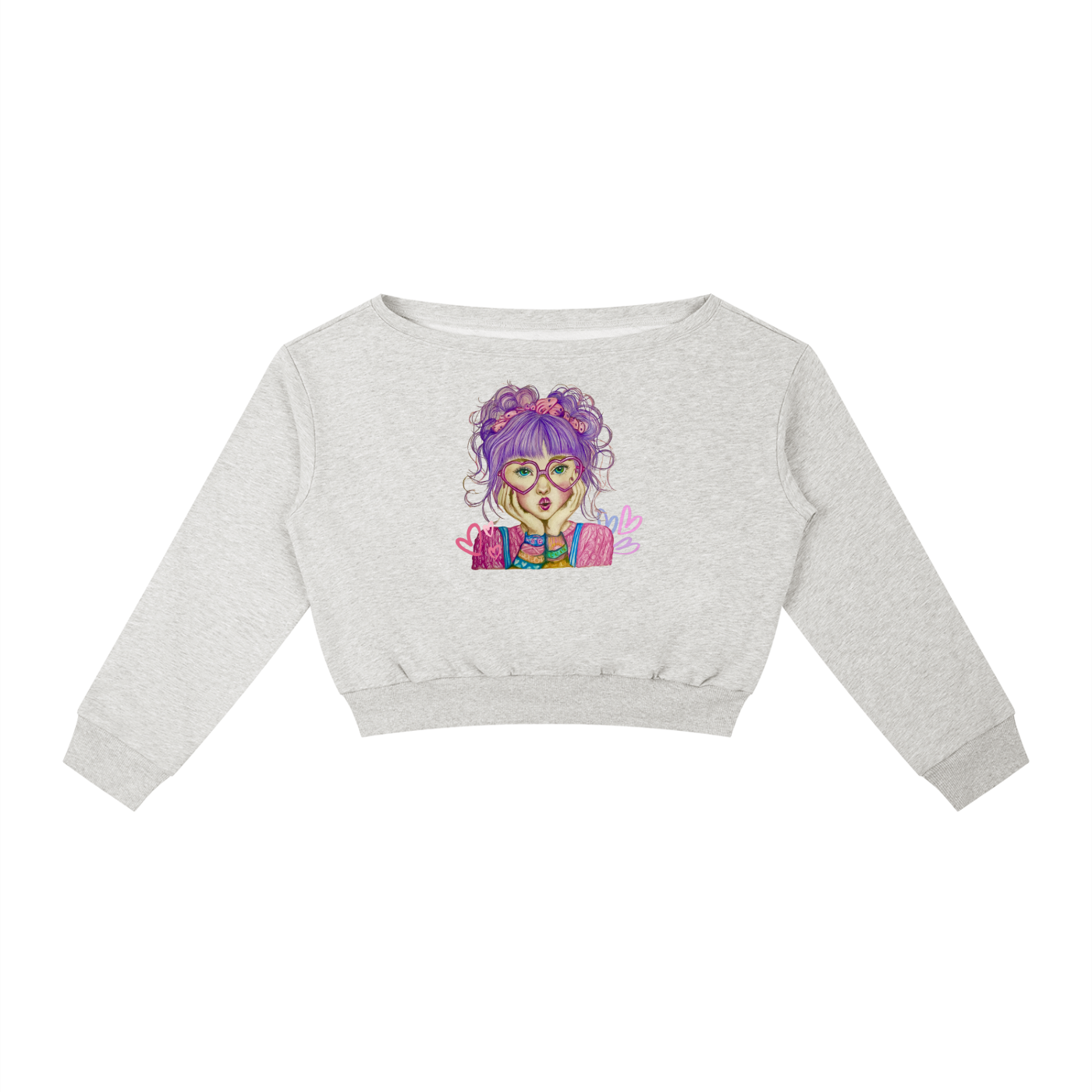 Women's Off-Shoulder Sweatshirt