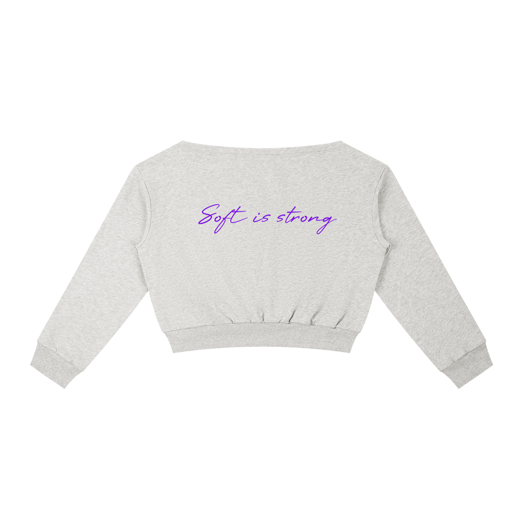 Women's Off-Shoulder Sweatshirt